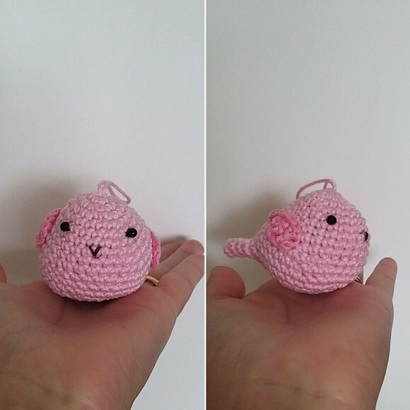 Lembrancinha Passarinho Amigurumi