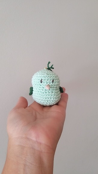Lembrancinha Passarinho Amigurumi