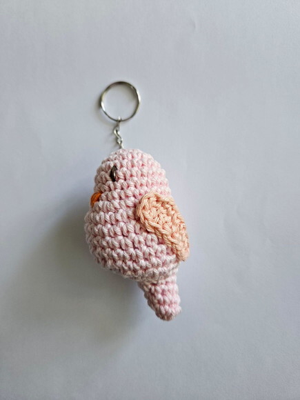 Lembrancinha Passarinho Amigurumi Chaveiro
