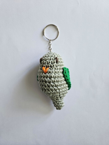 Lembrancinha Passarinho Amigurumi Chaveiro