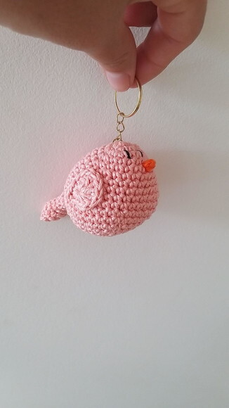 Lembrancinha Passarinho Amigurumi