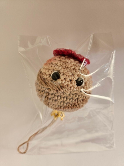 Lembrancinha Princesa Amigurumi Chaveirinho