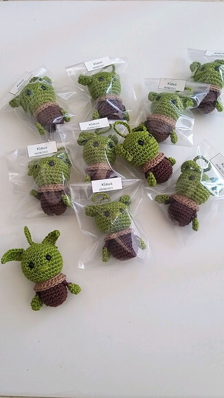Lembrancinha Star Wars Yoda Amigurumi Unitário