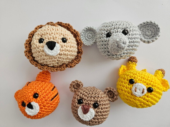 Lembrancinhas Animais Amigurumi Chaveiro
