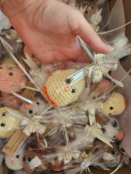 Lembrancinhas Animais Fazendinha Amigurumi Chaveiro