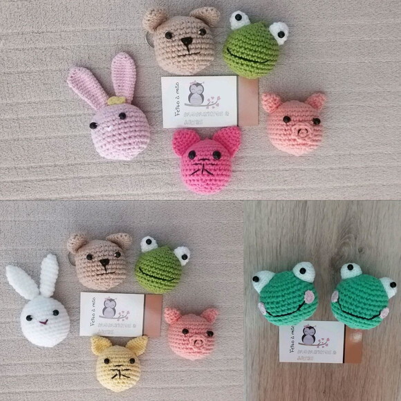 Lembrancinhas bichinho amigurumi chaveiro
