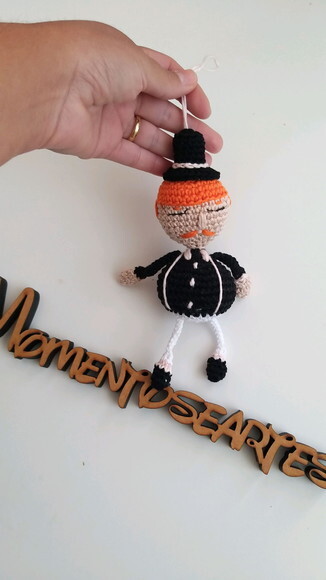 Lembrancinhas Bita Amigurumi Chaveiro