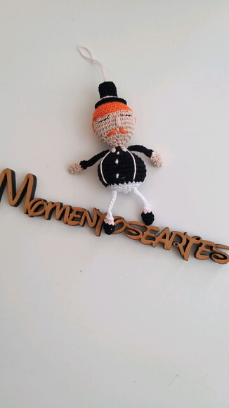 Lembrancinhas Bita Amigurumi Chaveiro