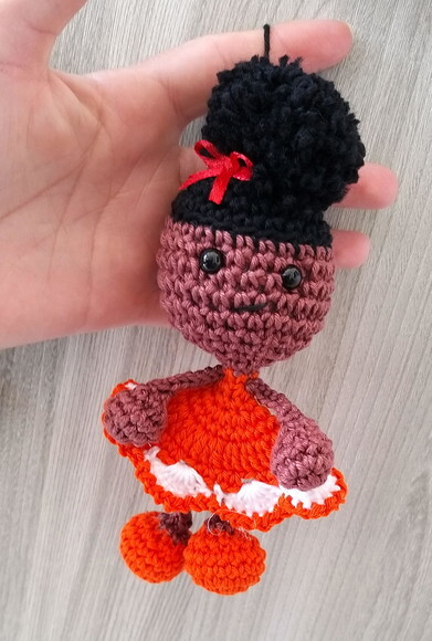 Lembrancinhas Boneca Amigurumi Chaveiro