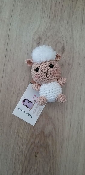 Lembrancinhas Carneirinho Amigurumi Chaveiro