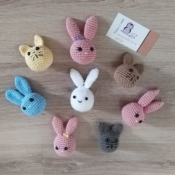Lembrancinhas chaveirinhos amigurumi