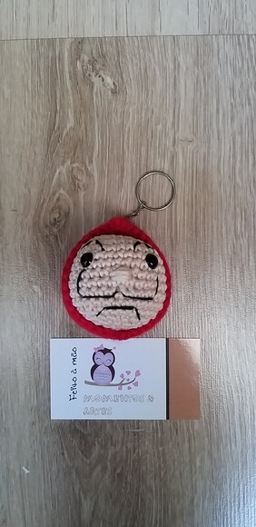 Lembrancinhas chaveirinhos amigurumi la casa de papel
