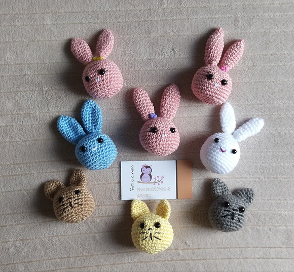 Lembrancinhas chaveirinhos amigurumi