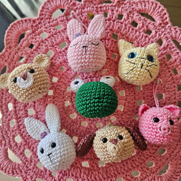 Lembrancinhas chaveirinhos bichinhos amigurumi
