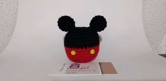 Lembrancinhas chaveirinhos amigurumi mickey