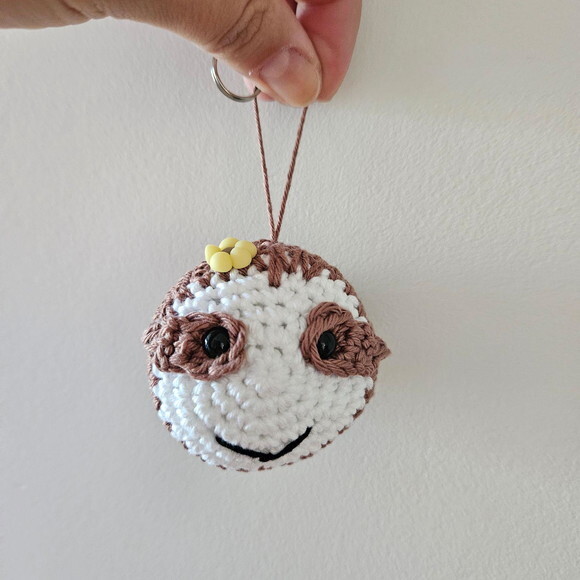 Lembrancinhas Chaveirinhos Bicho Preguiça Amigurumi