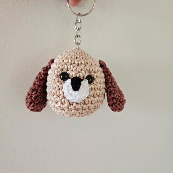 Lembrancinhas chaveirinhos cachorrinho amigurumi