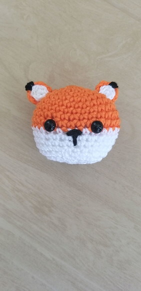 Lembrancinhas chaveirinhos raposinha amigurumi