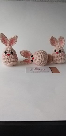 Lembrancinhas Coelhinho Amigurumi