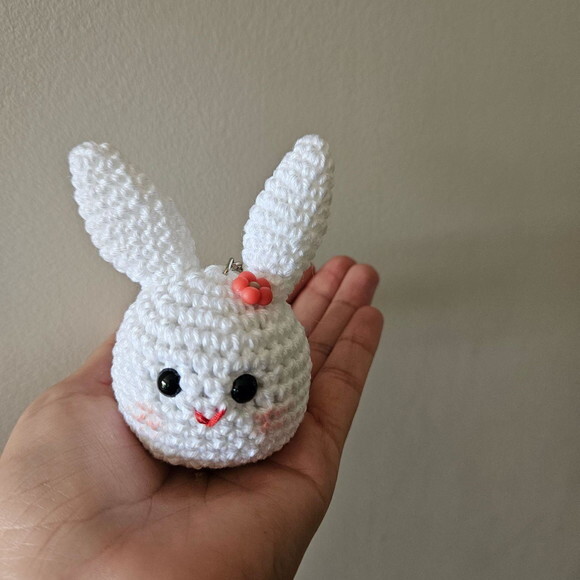 Lembrancinhas Coelho Amigurumi Chaveiro