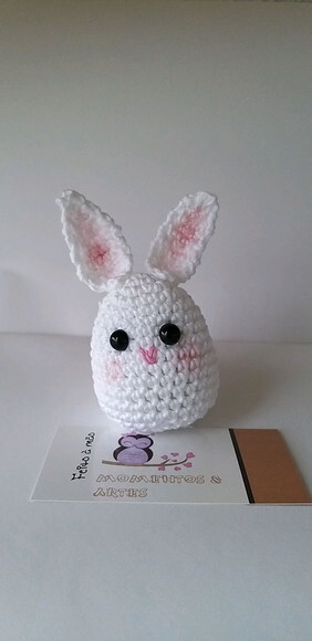 Lembrancinhas Coelhovo Amigurumi Chaveiro