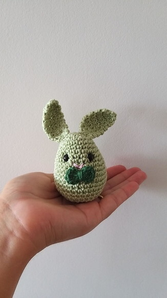 Lembrancinhas Coelhovo Amigurumi Chaveiro