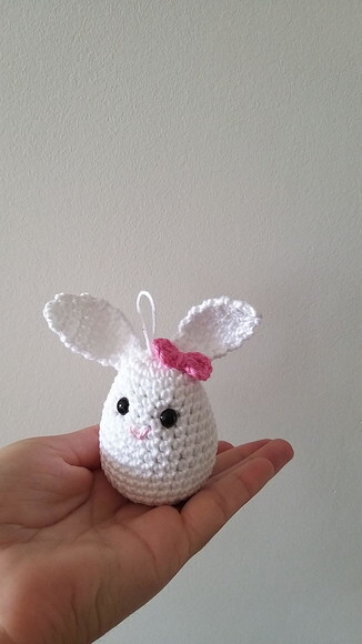 Lembrancinhas Coelhovo Amigurumi Chaveiro