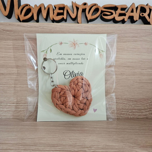 Lembrancinhas Coração Crochê