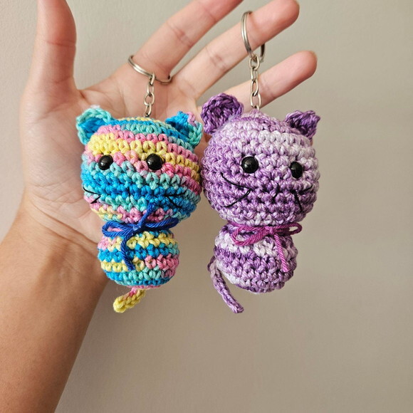 Lembrancinhas gatinho amigurumi