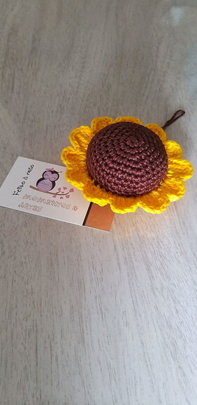 Lembrancinhas Girassol Amigurumi