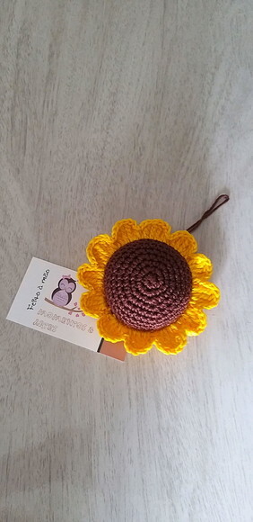 Lembrancinhas Girassol Amigurumi