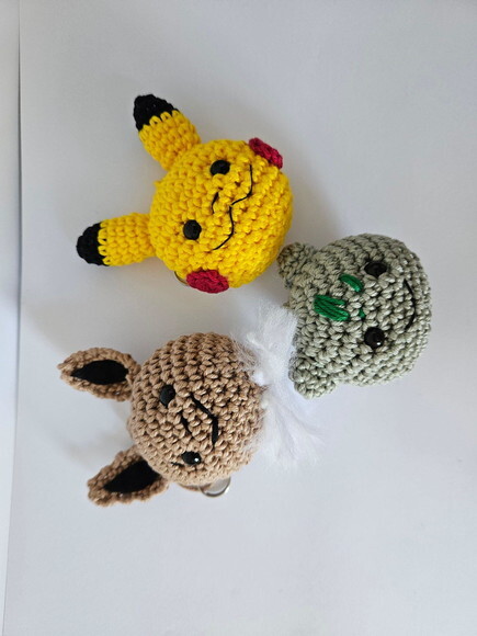 Lembrancinhas Pokemon Amigurumi Chaveiro
