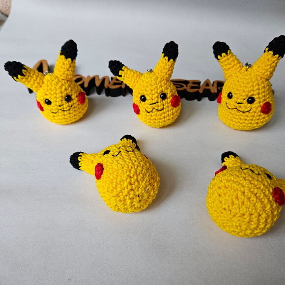 Lembrancinhas pokemon amigurumi chaveiro UNITÁRIO