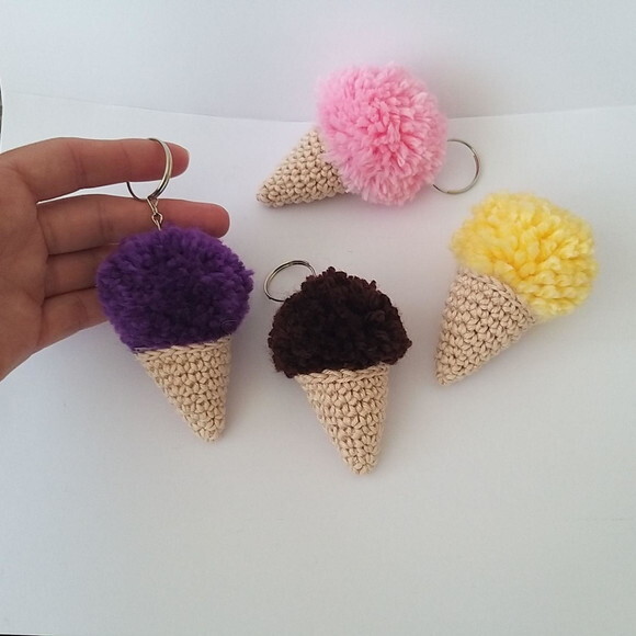 Lembrancinhas Sorvete Chaveirinhos