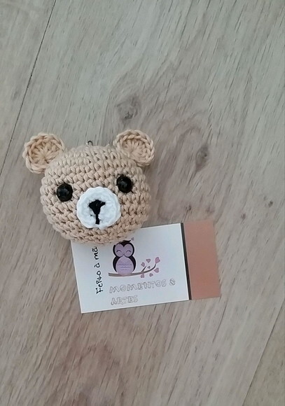 Lembrancinhas Ursinho Amigurumi Chaveiro