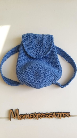 Mochila de Passeio de Crochê Infantil