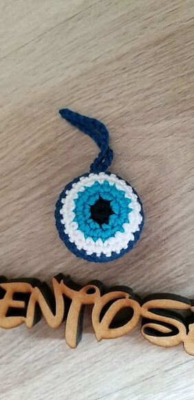 Olho grego de crochê lembrancinha