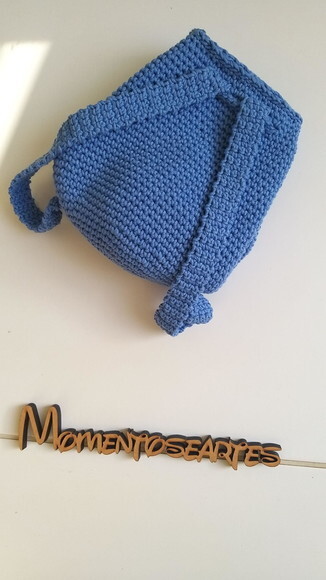 Mochila de Passeio de Crochê Infantil