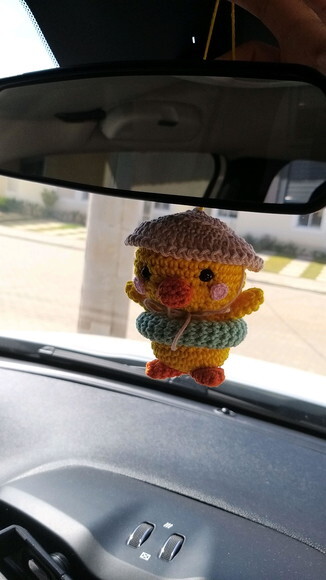 Patinho amigurumi bonequinho p/ retrovidor valor unitario