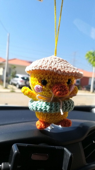 Patinho amigurumi bonequinho p/ retrovidor valor unitario