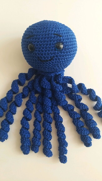 Polvo de Crochê Amigurumi