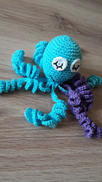 Polvo de Crochê amigurumi