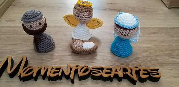 Presépio de natal amigurumi 10 personagens