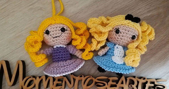 Princesa amigurumi bonequinho valor unitario
