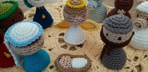Presépio de natal amigurumi 10 personagens