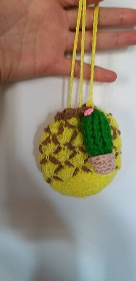 Sacolinha sache sabonete abacaxi e cactos