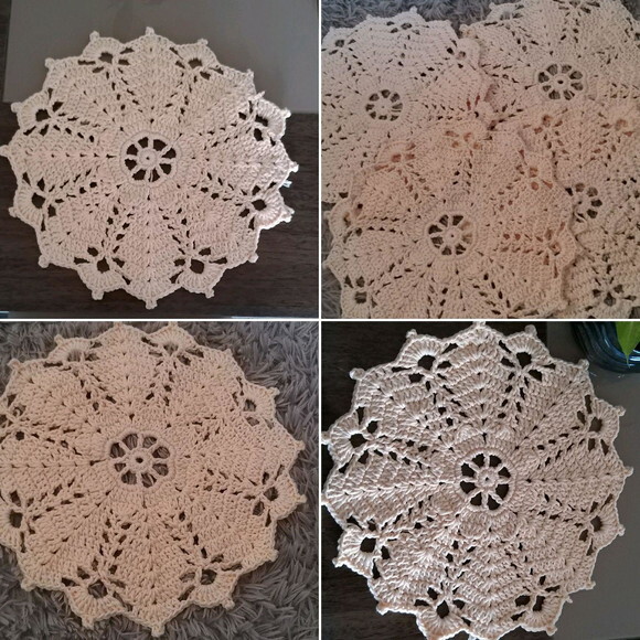 Souplast Mandala de Crochê Creme