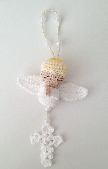 Terço de Croche Anjinho
