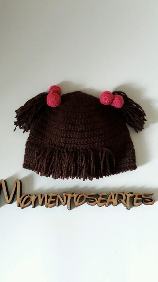 Touca de Croche boo monstros sa