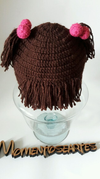 Touca de Croche boo monstros sa